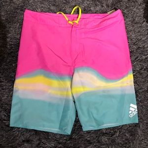 Vibrant adidas boardshorts